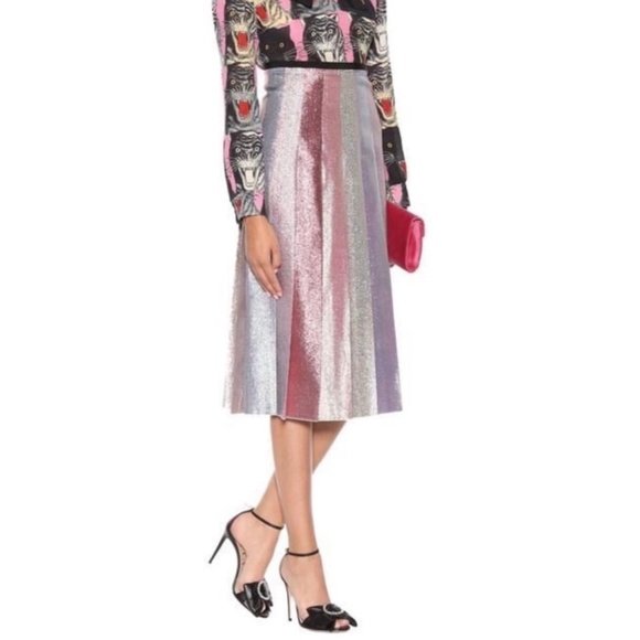 GUCCI Black Nappa Charlotte Lambskin Sandals, Black Size 40 with Box - Picture 10 of 17